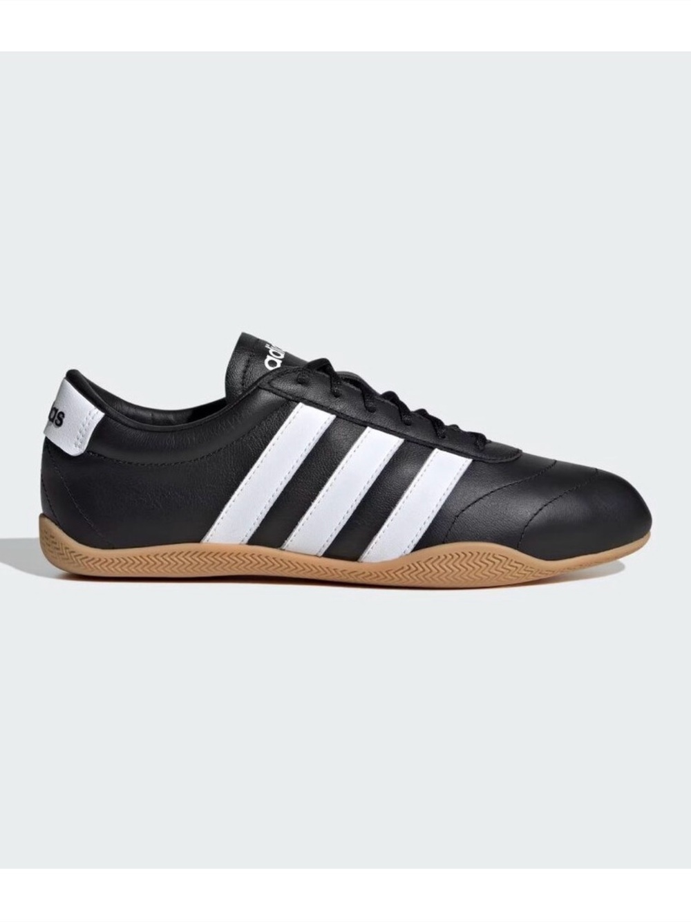 SOLD - Adidas Women's Grand Court Lo 'Black White Gum' Shoes JQ9684